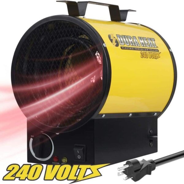 DuraHeat 3750 Watt, 12,800 Btu, 220 Volt Mountable Or Portable Electric Fan