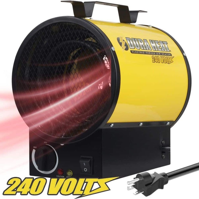 DuraHeat 3750 Watt, 12,800 Btu, 220 Volt Mountable Or Portable Electric Fan