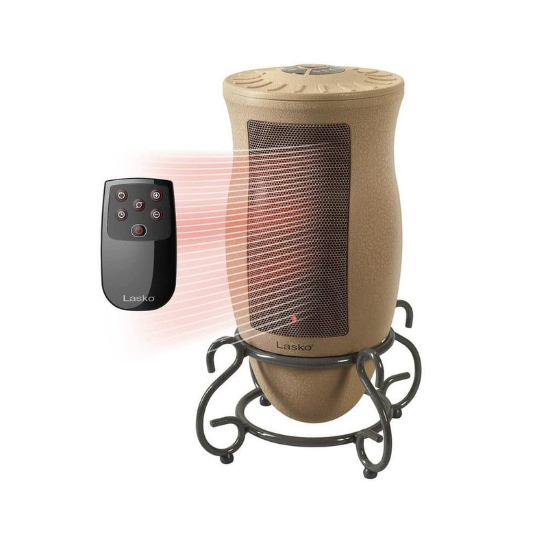 Lasko Designer Series 1500W 16 in. Beige Electric Tower Ceramic Space Heater