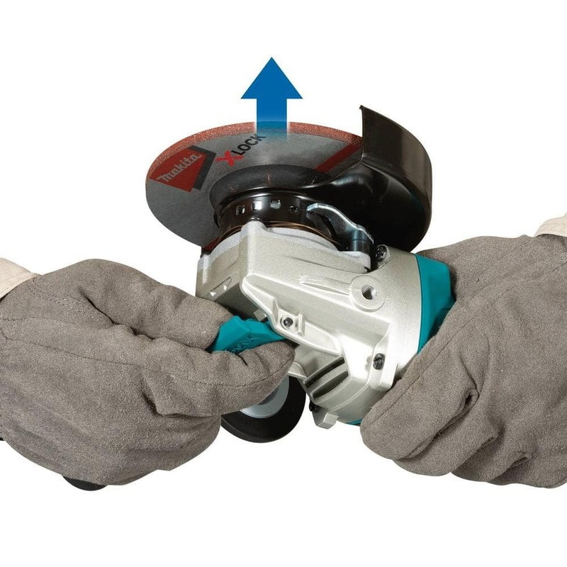 Makita 18V LXT Brushless X-LOCK Angle Grinder 4-1/2 in 5 in AFT Tool Only - Image 2