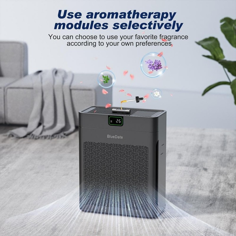 Edendirect 1100 sq. ft. H13 HEPA Personal Air Purifier in Black, with PM2 - Image 5
