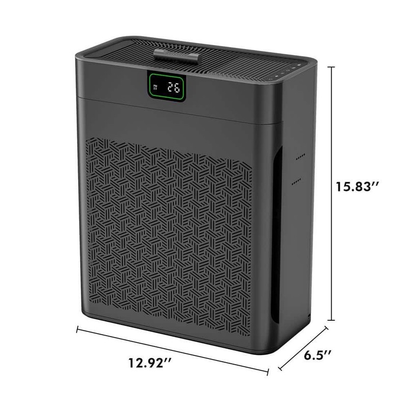 Edendirect 1100 sq. ft. H13 HEPA Personal Air Purifier in Black, with PM2 - Image 6