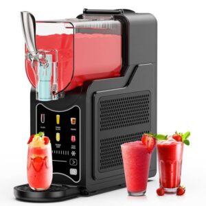 Denjol 76 oz. Grey Snow Cone Machine Frozen Drink Maker with 5 Preset Programs