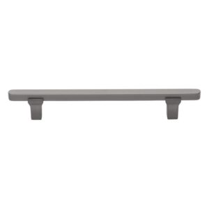 GLIDERITE 5 in. (128 mm) Center-to-Center Graphite Flat Bar Pull (10-Pack )