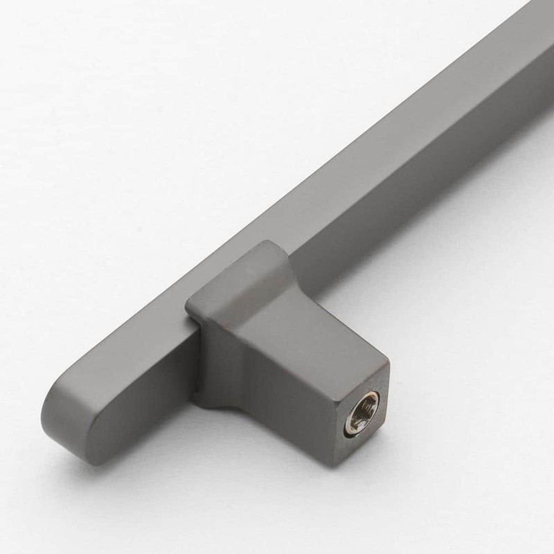 GLIDERITE 5 in. (128 mm) Center-to-Center Graphite Flat Bar Pull (10-Pack ) - Image 2