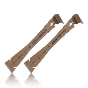 SPEC OPS 9.5 in. Trim Bar, High Carbon Spring Steel,Built In Ruler,Beveled Edges