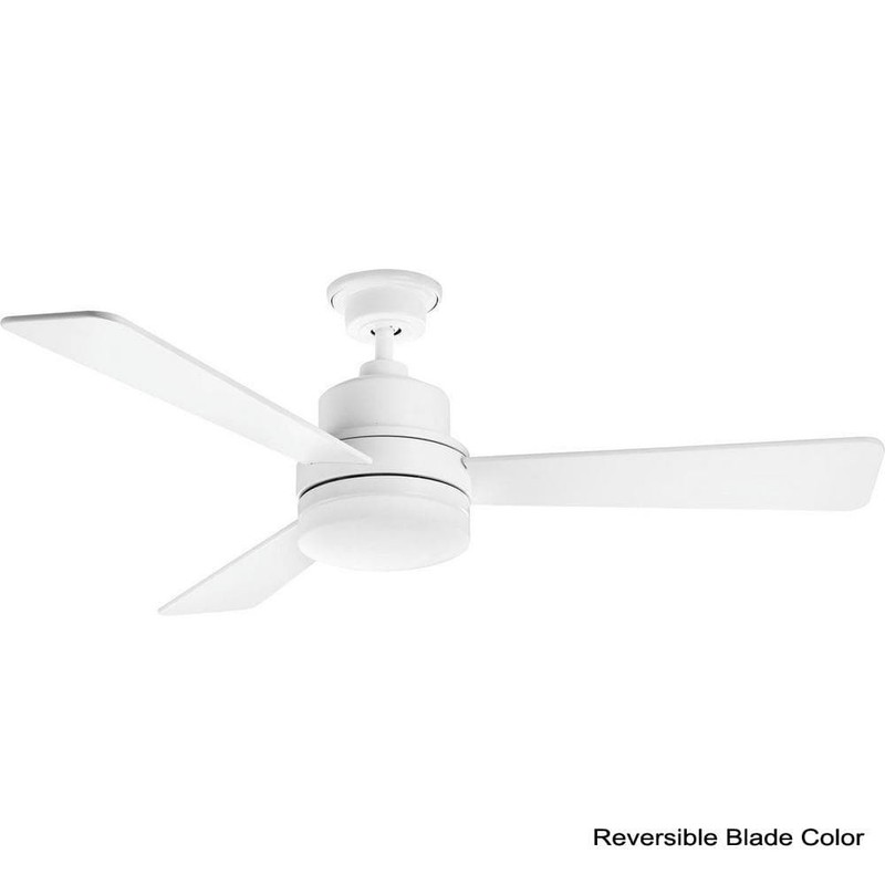 Progress Lighting Trevina II 52" White Indoor Modern Ceiling Fan LED with Remote - Image 3