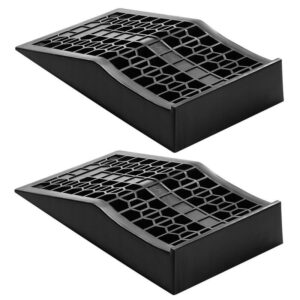 SKYSHALO Car Ramps, 20000 lbs. 2.6 in. Lift Height, Portable Low Profile Car