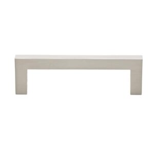 GLIDERITE 3-3/4" Center-to-Center Slim Satin Nickel Cabinet Bar Pull (10-Pack)