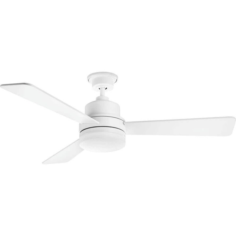 Progress Lighting Trevina II 52" White Indoor Modern Ceiling Fan LED with Remote - Image 9