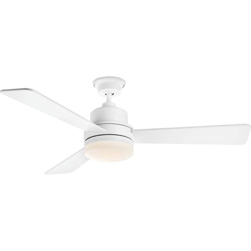 Progress Lighting Trevina II 52" White Indoor Modern Ceiling Fan LED with Remote - Image 12