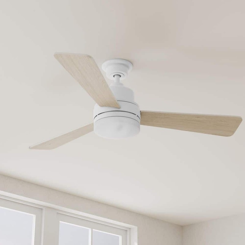Progress Lighting Trevina II 52" White Indoor Modern Ceiling Fan LED with Remote - Image 15