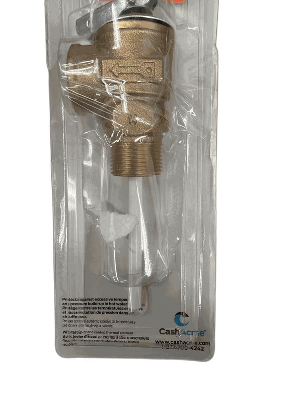 Cash Acme 3/4 in Bronze NCLX Temperature Pressure Relief Valve 1-1/4 in Shank - Image 6