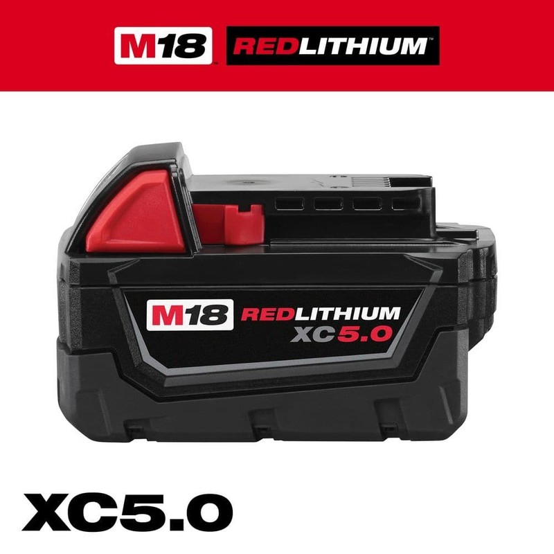 Milwaukee M18 18-Volt Lithium-Ion XC Starter Kit w/One 5.0Ah Battery & Charger - Image 3