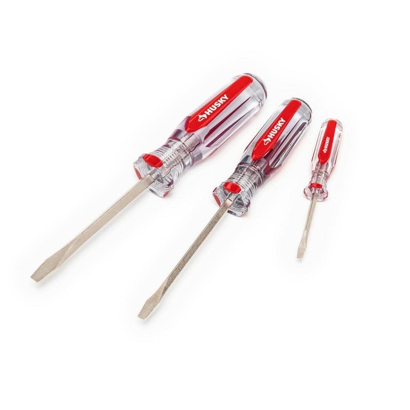 Husky Philips and Slotted Screwdriver Set with Acetate Handles (6-Piece) - Image 6