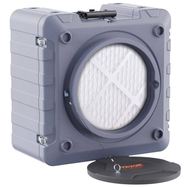VEVOR Air Scrubber with 3-Stage Filtration 60 sq. ft. HEPA - Type Air Scrubber
