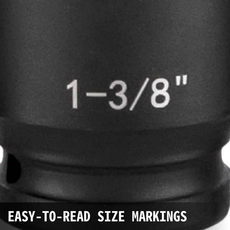 SKYSHALO Impact Socket Set 1/2 in. 43 Piece Impact Sockets, Standard Socket - Image 4