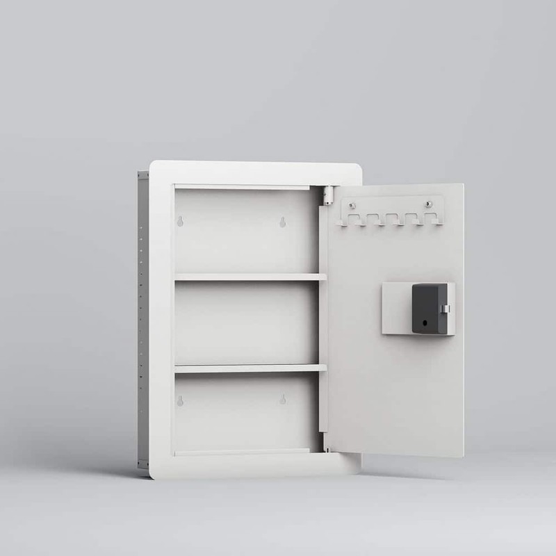 WRIGHTMASTER 0.73 Cu Ft Steel Fire Resistant Wall Safe Combination Lock - Image 2