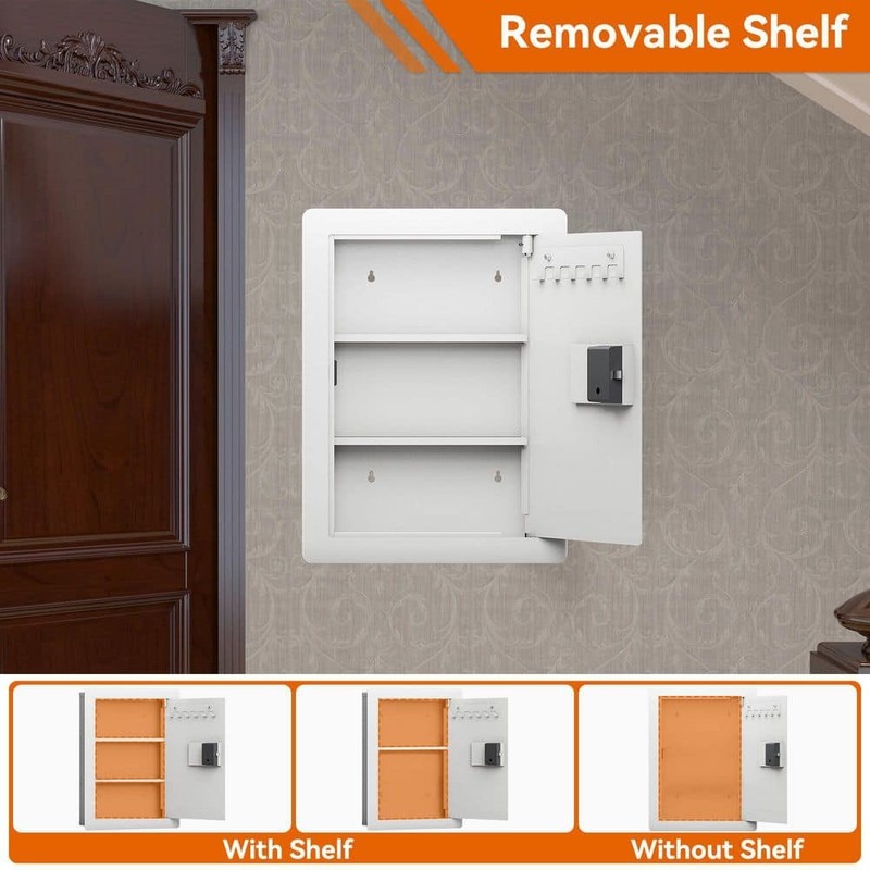WRIGHTMASTER 0.73 Cu Ft Steel Fire Resistant Wall Safe Combination Lock - Image 4
