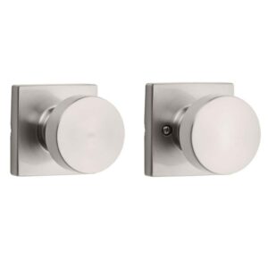 Kwikset Pismo Satin Nickel Hall/Closet Square Door Knob