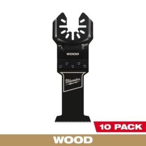 Milwaukee 1-3/8" Steel Universal Cutting Multi-Tool Oscillating Blade (10-Pack)