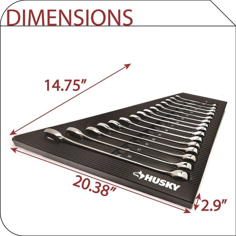 Husky EVA Tray for 15-Piece Combination Metric Wrench Set - Image 2