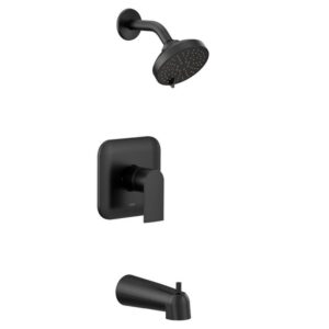 MOEN Genta LX M-CORE 2-Series Eco 1-Handle Tub Shower Trim Matte Black No Valve