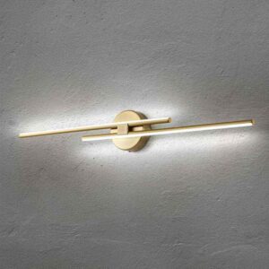 EDISLIVE Bourget 31.49 in. 2-Light Gold LED Vanity Light Bar with 6000K