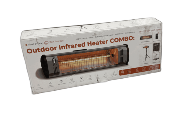 HEAT STORM Tradesman 1500W Electric Infrared Quartz Space Heater Portable