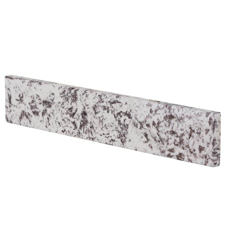 Home Decorators 21 in. W Cultured Marble Vanity Sidesplash in Bianco Antico - Image 2
