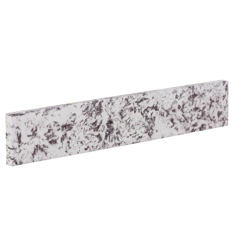 Home Decorators 21 in. W Cultured Marble Vanity Sidesplash in Bianco Antico - Image 3