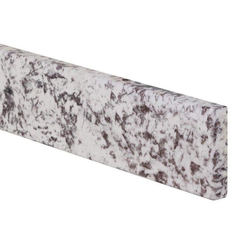 Home Decorators 21 in. W Cultured Marble Vanity Sidesplash in Bianco Antico - Image 4