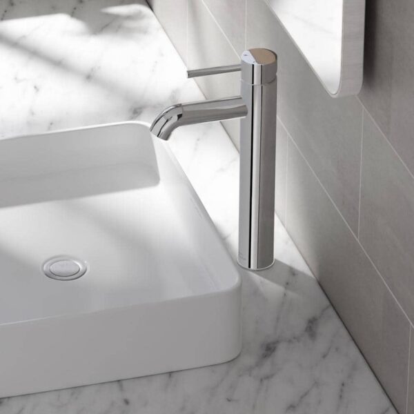 Swiss Madison Ivy Single-Handle High Arc Single Hole Bathroom Faucet Chrome
