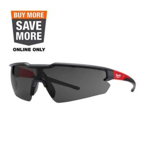 Milwaukee Tinted Safety Glasses Anti-Scratch Lenses