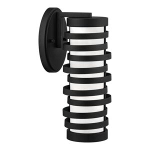 Home Decorators Clancy 13.37" 1-Light Matte Black Outdoor Wall Lantern Sconce