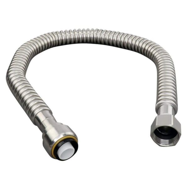 Everbilt 3/4" PTCx3/4"FIPx12" Corrugated Stainless Steel Water Heater Connector