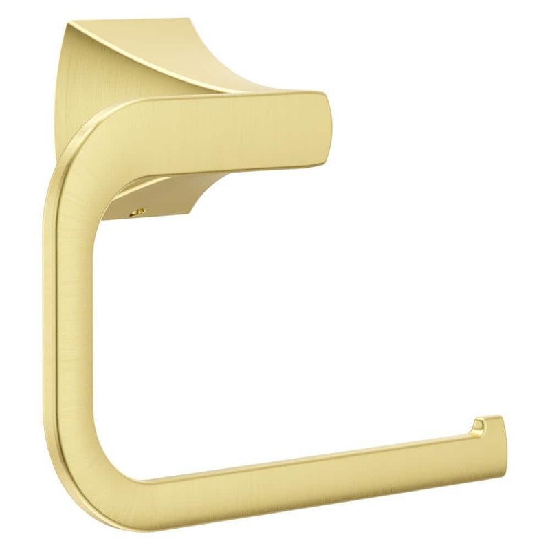 Pfister Bruxie Wall Mounted Hand Towel Holder in Brushed Gold - Image 5