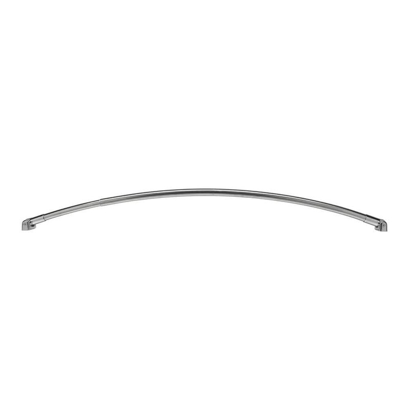 Croydex 42 in. - 72-7/8 in. Premium Telescopic Curved Rod in Chrome - Image 3