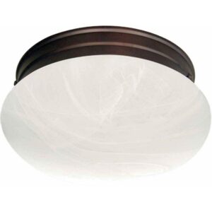 Volume Lighting Trinidad 1-Light Antique Bronze Flush Mount