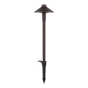 Hampton Bay Clyde Park Bronze LED Low Voltage Path Light 210 Lumen Weather