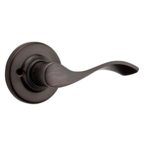Kwikset Balboa Venetian Bronze Right Hand Half Dummy Door Handle Microban