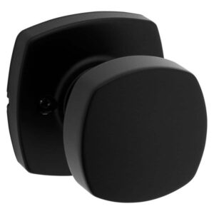 Kwikset Arroyo Matte Black Half Dummy Transitional Door Knob