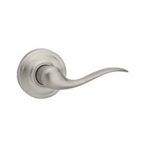 Kwikset Tustin Satin Nickel Hall Closet Door Handle Microban Antimicrobial