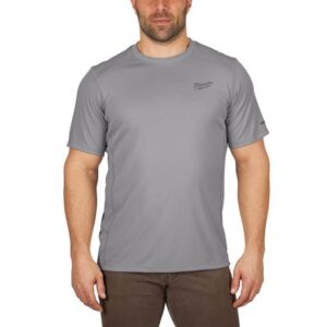 Milwaukee Gen II Men's Work Skin Extra Large Gray Light Weight Performance