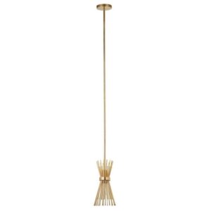 Meyer&Cross Andromeda 1-Light Brass Starburst Pendant