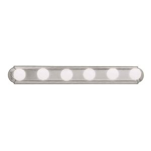 KICHLER Independence 36 in. 6-Light Brushed Nickel Transitional Vanity Light