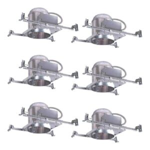 HALO H7 6 in. Aluminum Recessed Lighting Housing , New Construction Ceiling 8PK
