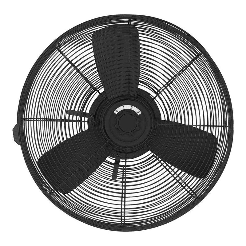 Hampton Bay Conyer 20 in. Indoor/Wet Outdoor 3-Speed Anywhere Fan Matte Black - Image 3