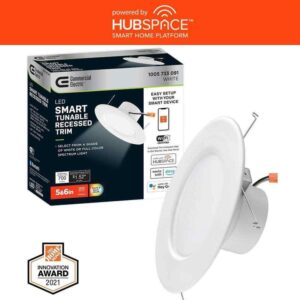 CE 5 in/6 in. SMART Integrated LED Recessed Light Trim Wireless Powered