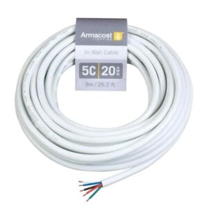 Armacost Lighting 24 ft. 20 AWG/5C in Wall Cable